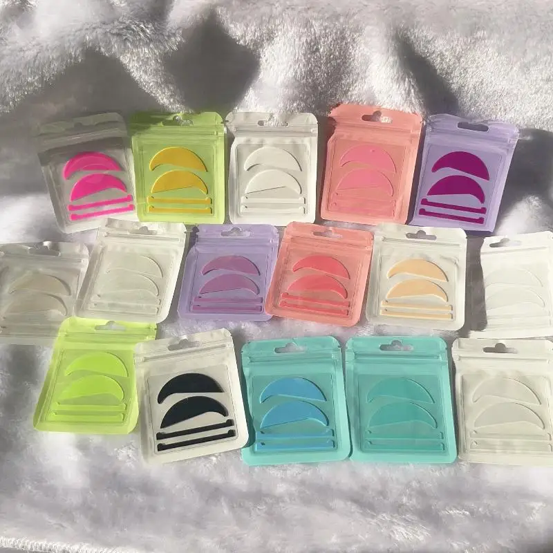 1 Set Cuscinetti Per Gli Occhi In Silicone Per Il Sollevamento Delle Ciglia Riutilizzabili Ciglia Perming Pad In Silicone Lash Lift Nastri Estensione Delle Ciglia Strumenti di Trucco