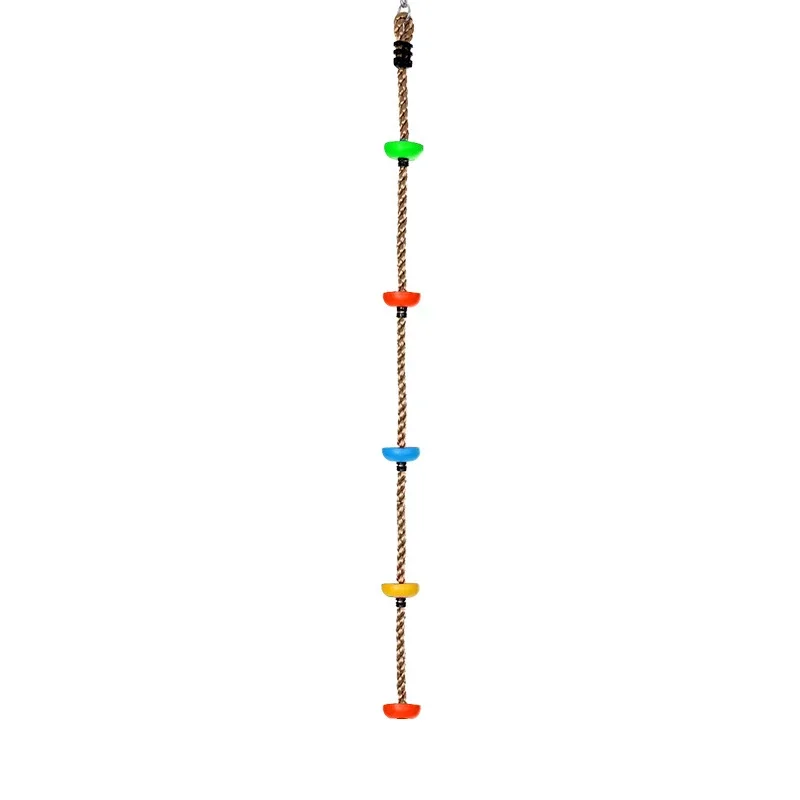 Corde d'escalade de gymnastique dans la Jungle, avec plates-formes et siège de balançoire à disque, ensemble de balançoire de Fitness, cadeau d'anniversaire pour enfants, jouet de jardin, aire de jeux extérieure