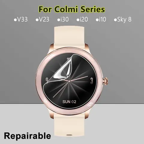 Pellicola salvaschermo Ultra trasparente sottile per Colmi Watch V33 V23 i30 i20 i10 Sky 8 7 Pro pellicola riparabile in TPU morbido-vetro non temperato