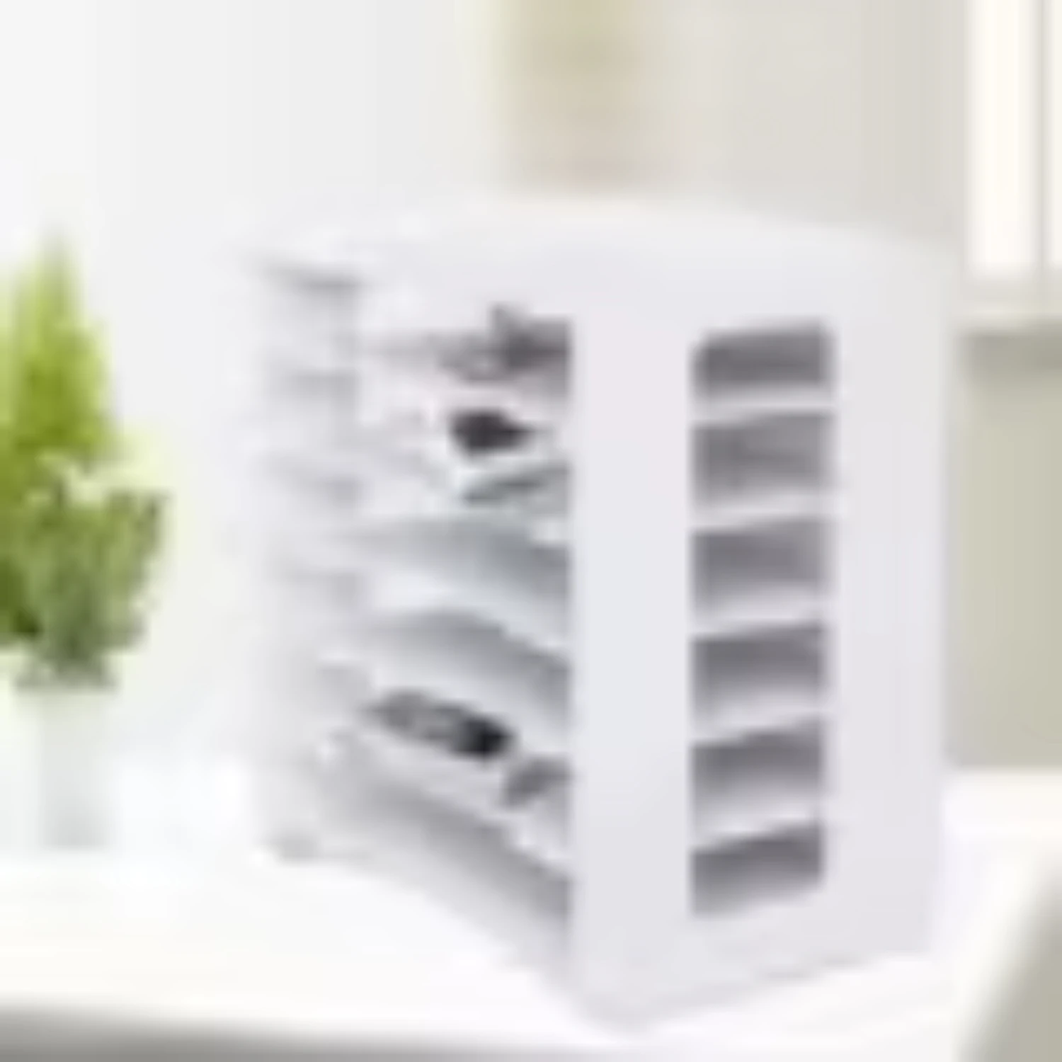 Neue PVC-Box horizontale sieben schicht ige Datei Organizer mit großem Raum Desktop-Datei Organizer Rack Office