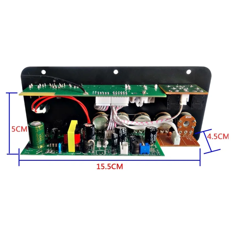 

Плата усилителя A51I D50 с оптическим аудио Bluetooth AMP USB FM-радио TF-плеер DIY аудио сабвуфер для дома, автомобиля, вилка европейского стандарта
