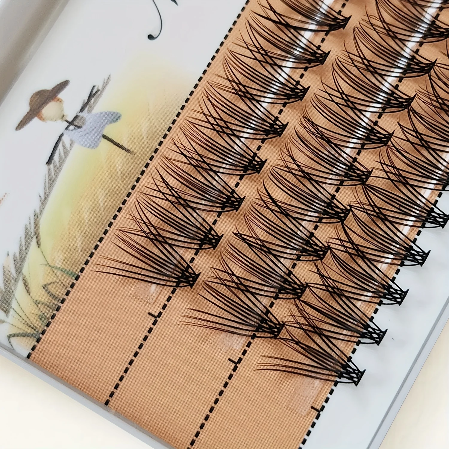 10 Boxes 60 Cluster lashes 3 Rows 20D Bundles Natural Style Individual Eyelashes Handmade Supplier Sackvis Lashes