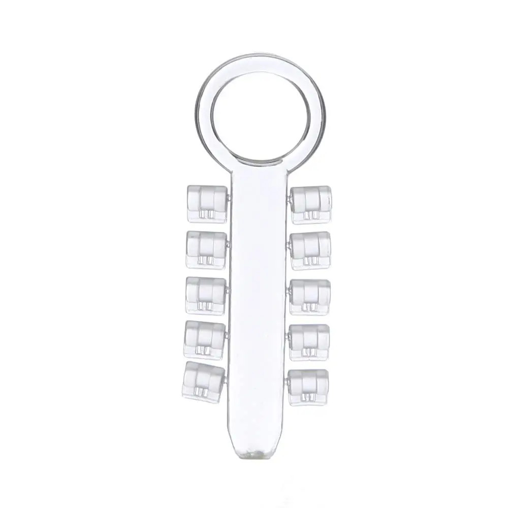 200pcs Dental Orthodontic Rotation Wedges Elastic Rubber Bands Brace Ligature Rotary Torsion Pad Brackets Accessories Clear