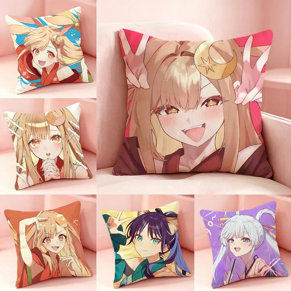 Cosmic Princess Kaguya Cushion Cover Pillow Short Plush Pillow Cute Simple Style For Living Room Bedroom Birthday Gift