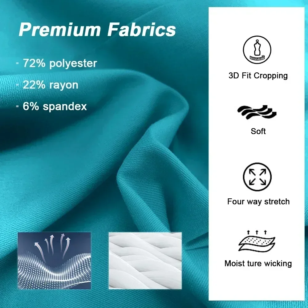 Traje de uniforme de manga corta para mujer, Tops con cuello en V y pantalones de correr, uniforme de enfermería Multicolor, ropa de trabajo médica para médicos y Mascotas