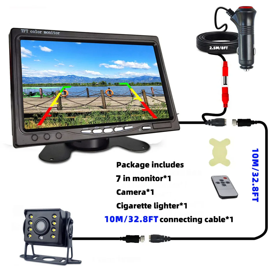 10m 7in monitor Kit