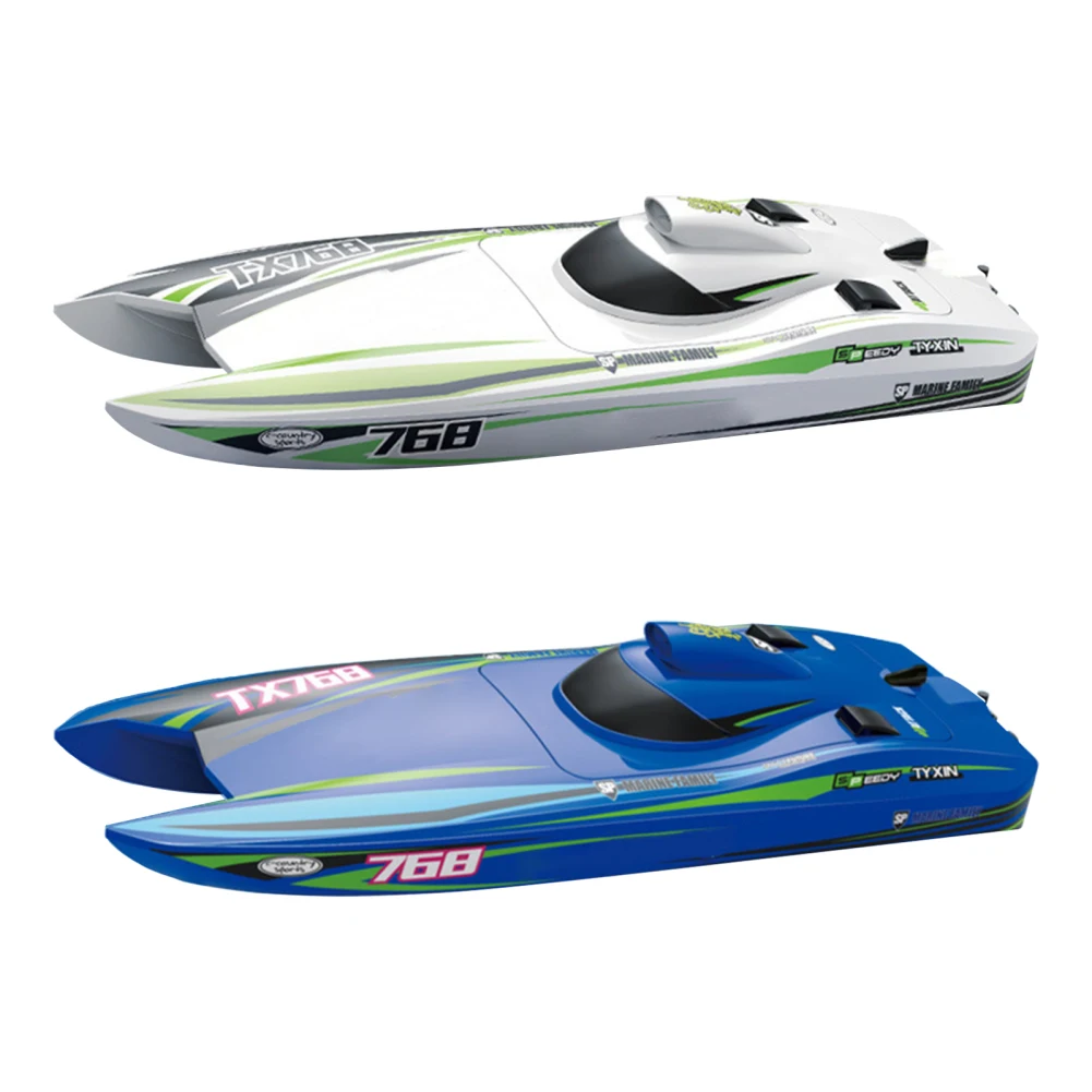 

TX768 2.4GHz Rc Boat 30km/h High-speed Turbojet Speedboat Brushless 2212 Motor Remote Control Speedboat For Birthday Gifts