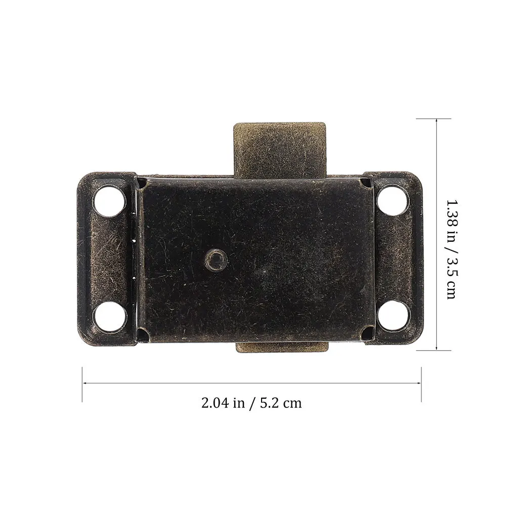 1Set Five Decorative Locks Classical Furniture Locksets Flush Mount Lock Jewelry Box Drawer Keyed Cabinet Locks