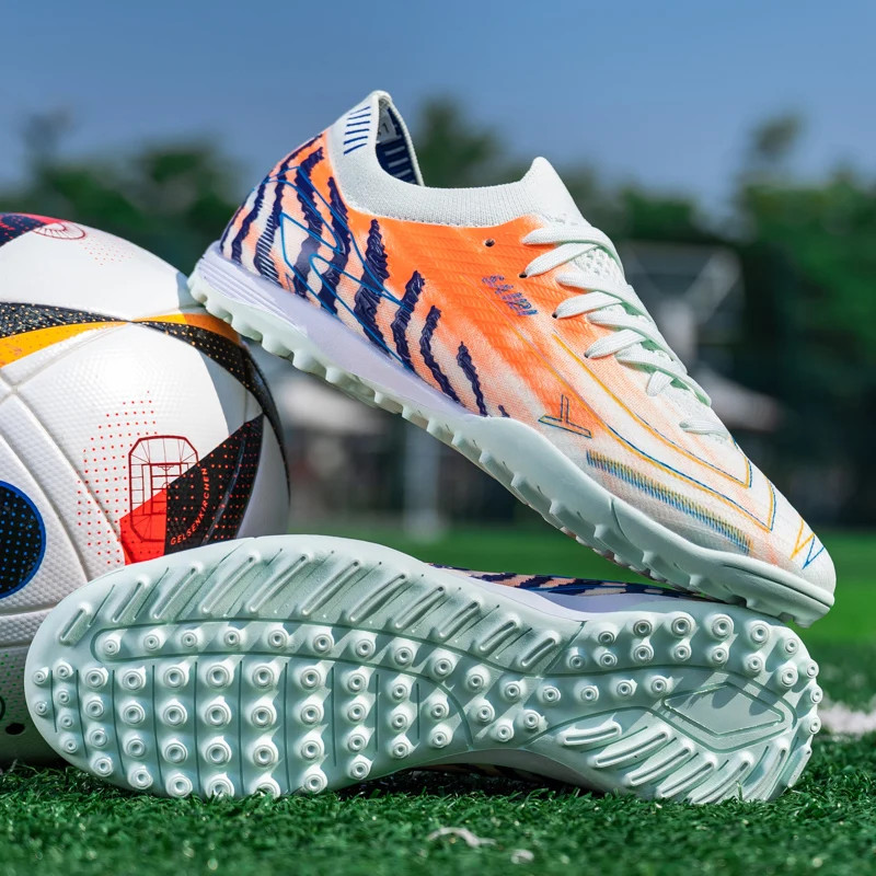 

Спортивные футбольные бутсы на открытом воздухе, длинные гвозди, сломанные гвозди, искусственная трава, противоскользящие тренировочные туфли, футбольные бутсы, футбольные бутсы
