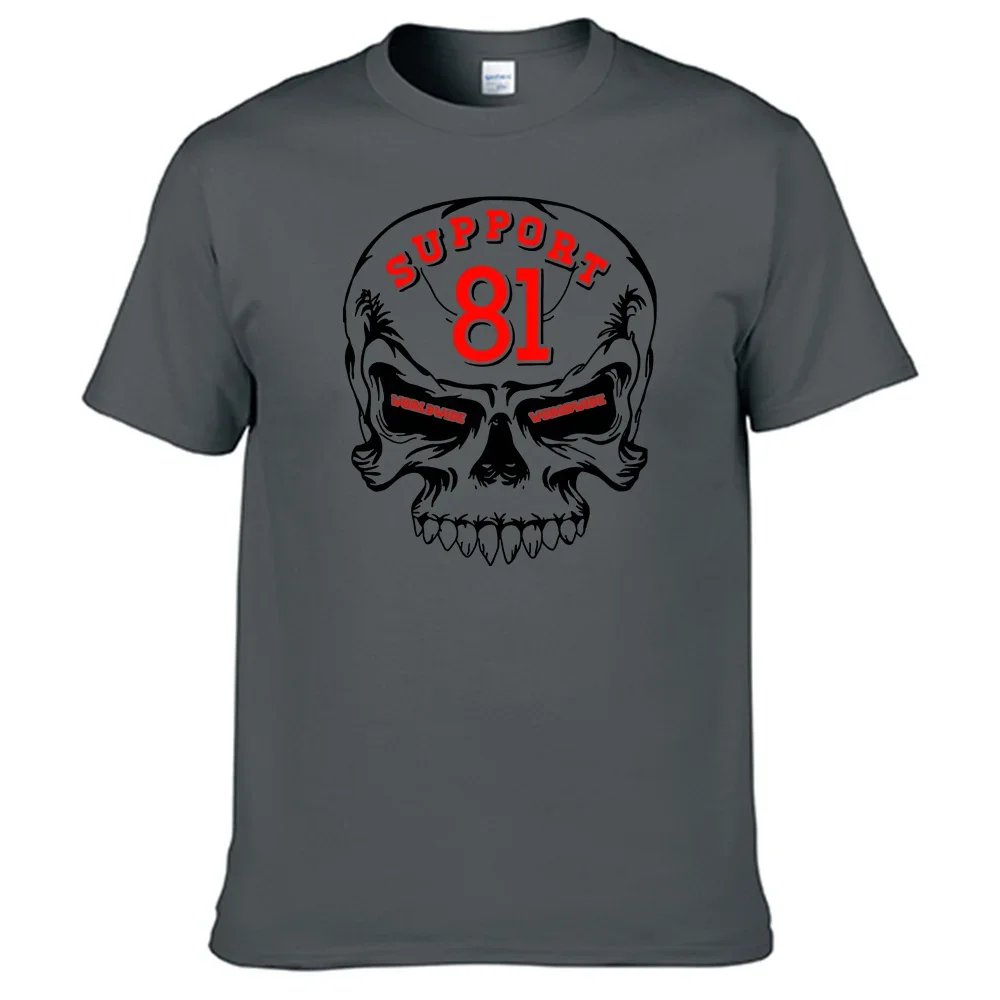 Support 81 Hells Angels T Shirt 100% Cotton Top Sales Shirt N10