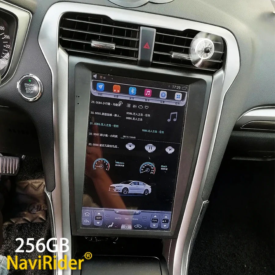

256GB Rom 12.1Inch Android Touch Screen Car Multimedia Video Player For Ford Mondeo 2016 Fusion Radio 2din GPS Stereo Head Unit