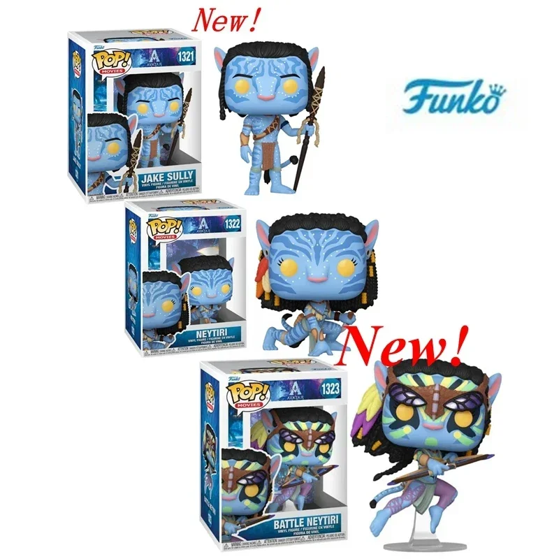 New Funko pop! A Avatar Series Jake Sully #1321 #1323 Neytiri #1322 #117 Anime Action Figure Toy Collection Dolls for Kids Gifts