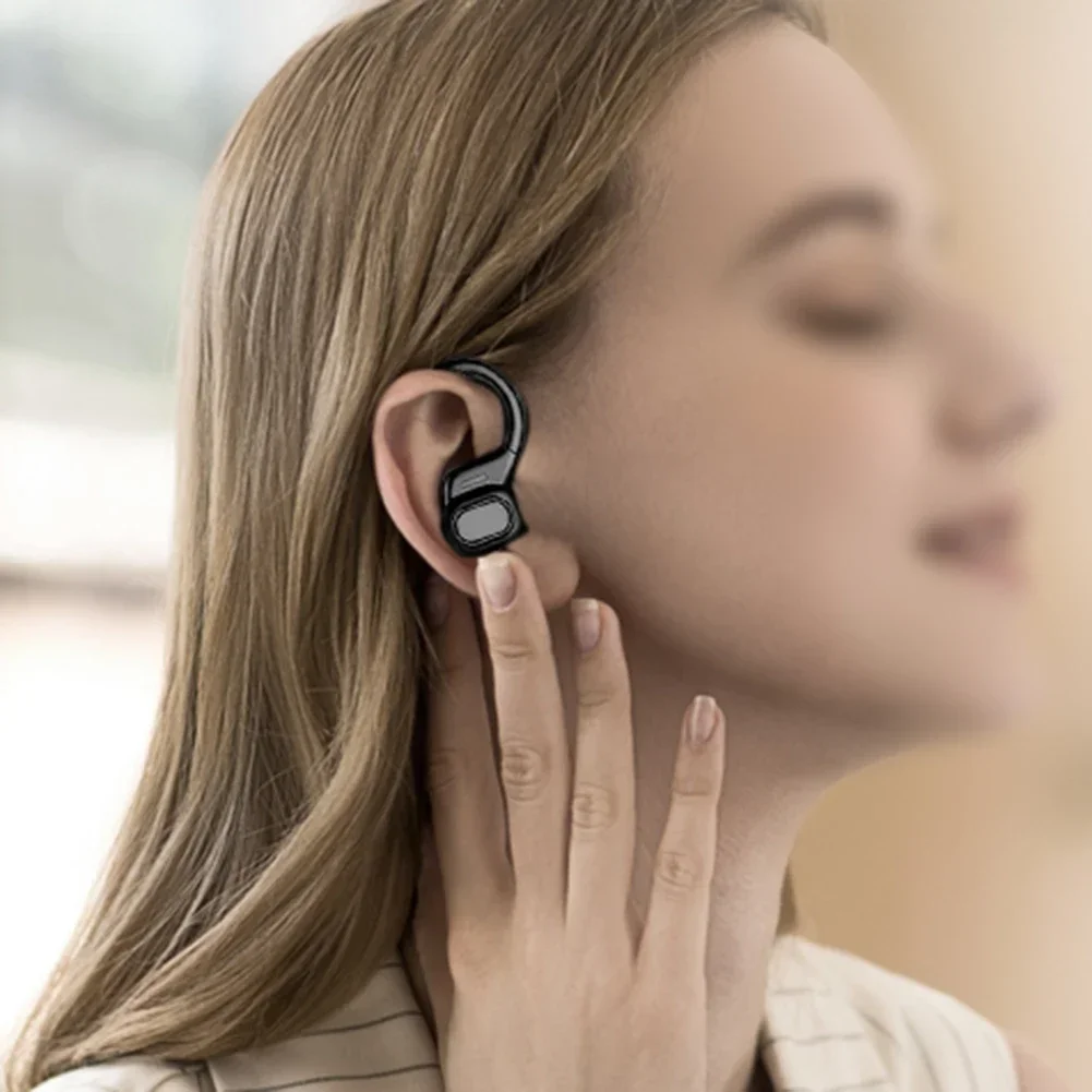VV2 TWS Bluetooth Earphones With Microphones Sports Wireless Waterproof Earphones 5.0 Charging Compartment Ear-hook Earphones