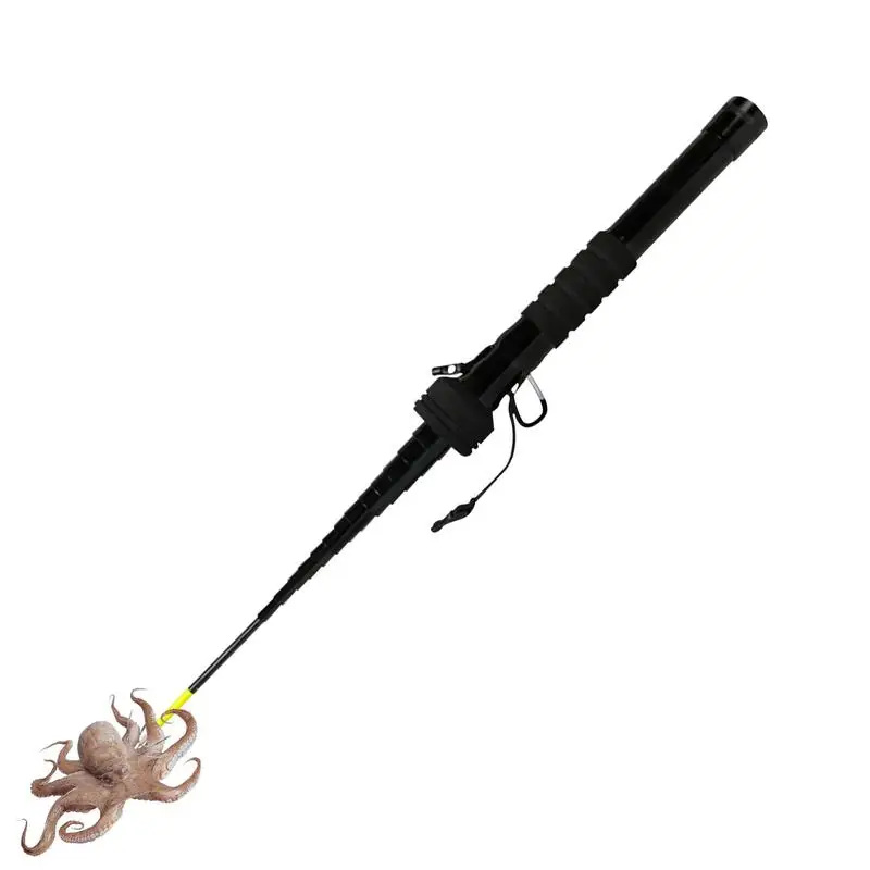 

Fish Gaff Telescoping Squid Fishing Gaff With Stainless Steel Six-Claw Hook Fish Gaff Hook For Saltwater Freshwater Boat Ice