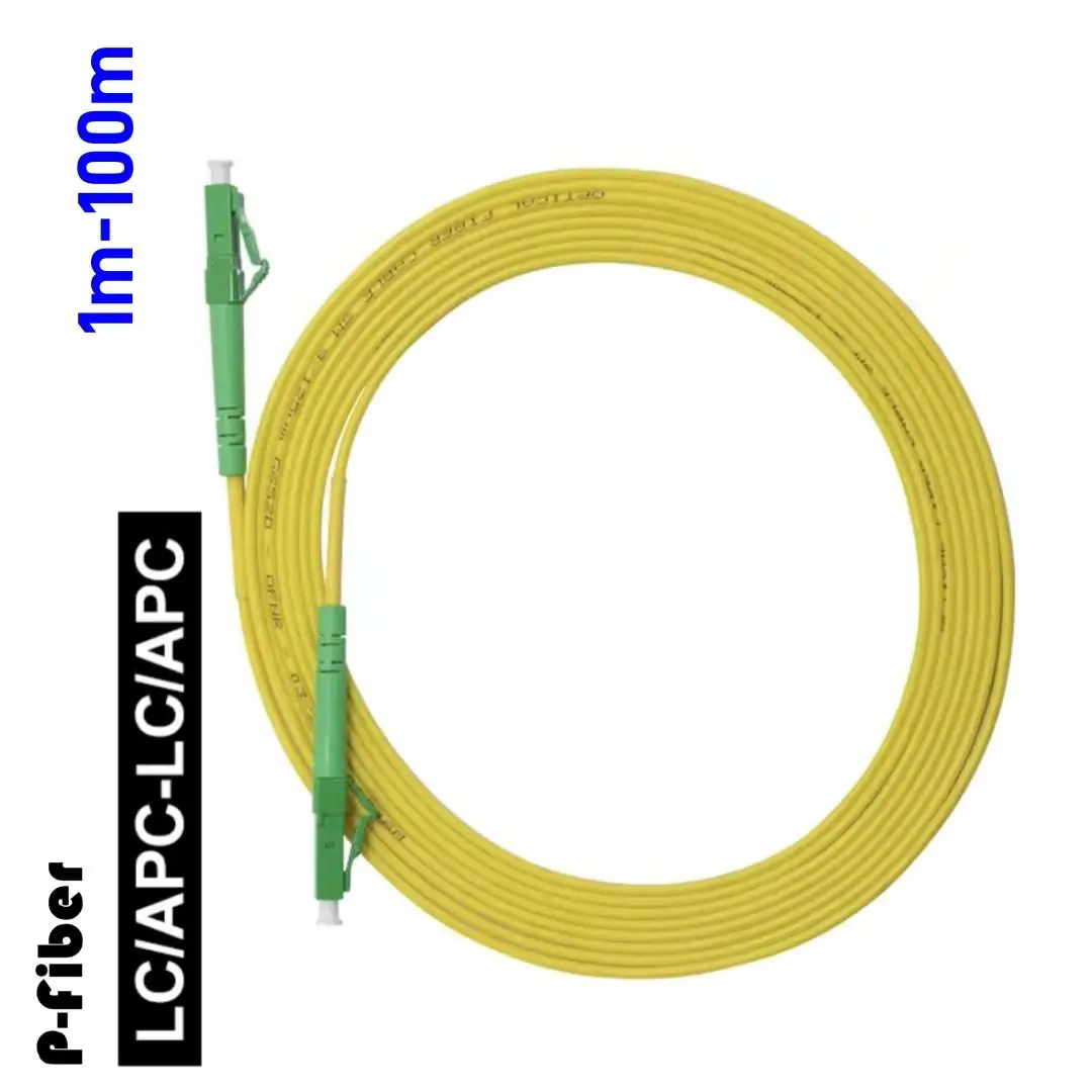 optical fiber jumper LCAPC-LCAPC 1-100m patch cord Simplex singlemode 1m 2m 3m 5m 10m 20m 50m extension cable FTTH P-fiber optic