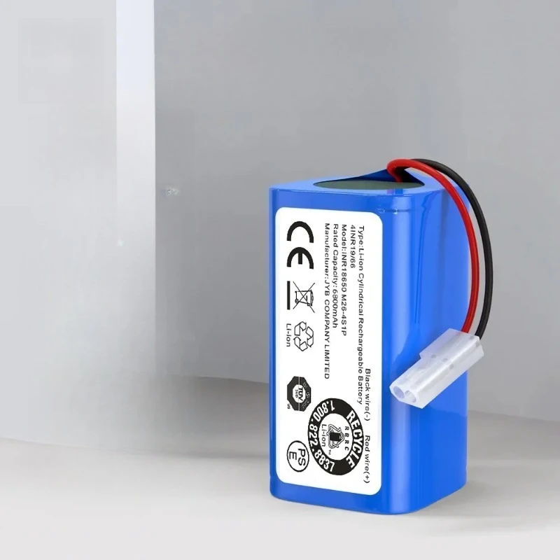 for Xiaomi Mi Robot Vacuum Mop Essential MJSTG1 Mijia G1 SKV4136GL Tefal Explorer Series H18650CH-4S1P 2600mah 6800mAh Battery