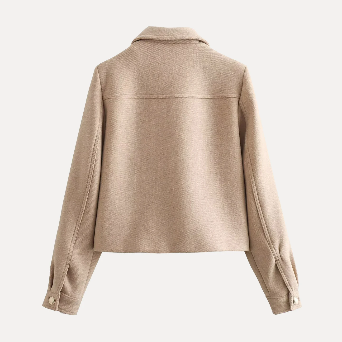 Metal Button Jaet Women's Sle Loose Fit ort Outerwear Autumn 2025 New Arrival Z Brand European Sle Coat