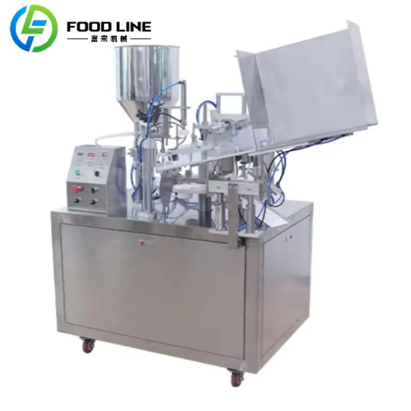Automatische Abfüll- und Verschließmaschine für Zahnpasta, Kosmetikpaste, Creme, Kunststoffschlauch, Sonnenblumenöl-Verpackungsmaschine