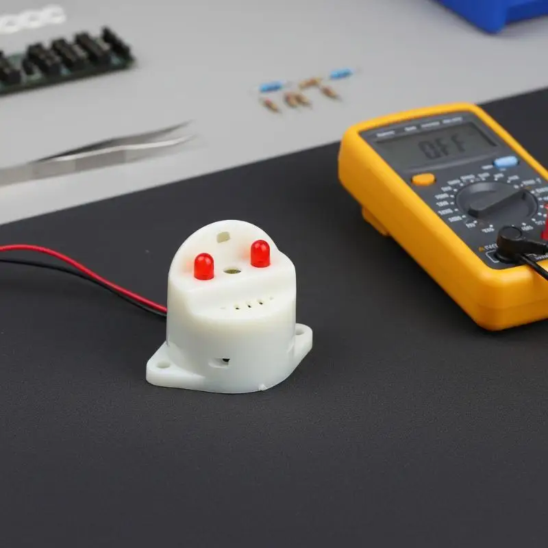 

Electronic Buzzer LZQ-2737C DC6-24V Loud Sound Light Alarm Waterproof IP54 For Home Security System