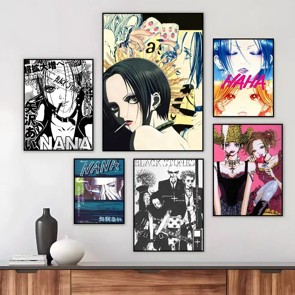 Japan N-NANA ANIME Poster Art HD Canvas Advanced Aesthetic Printing Paper Wall Art for Living Room Home Decor