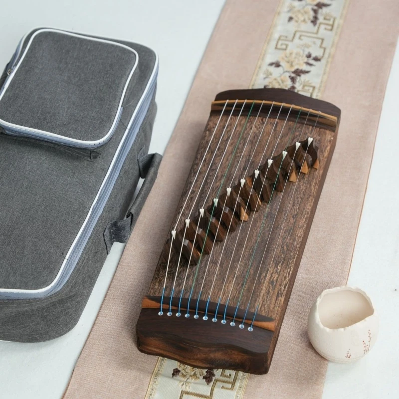 50CM Small Guzheng Paulownia Wood Portable Mini Guzheng Practice Fingers Plucking String Instrument Chinese Traditional Guzhengs