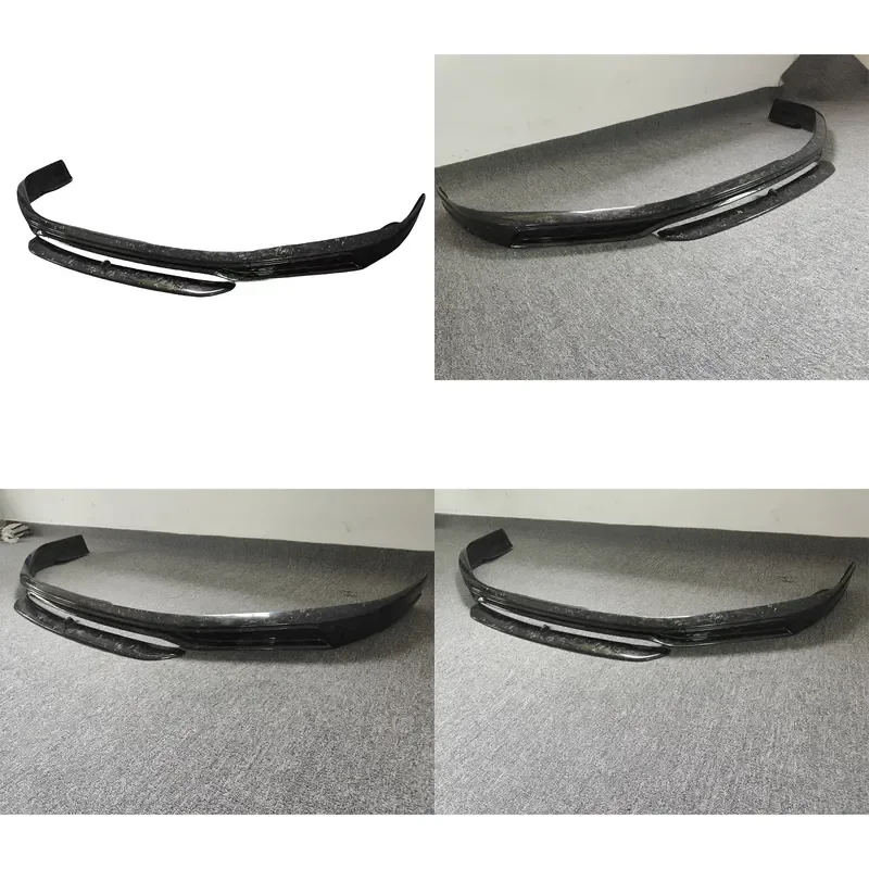 for Techart Style Forged Carbon Fiber Front Lip Bumper Edge Body Kit for Porsche 992 4S
