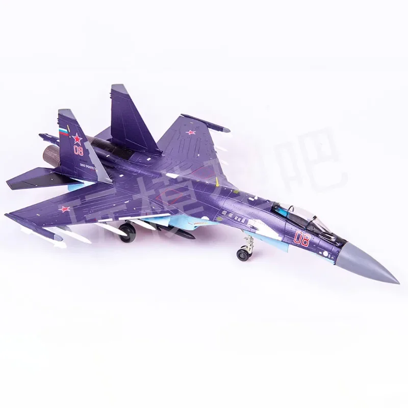 Diecast 1:72 Scale RK07203 SU-35 Russian Fighter Alloy Finished Simulation Model Static Decoration Souvenir Gifts for Adult