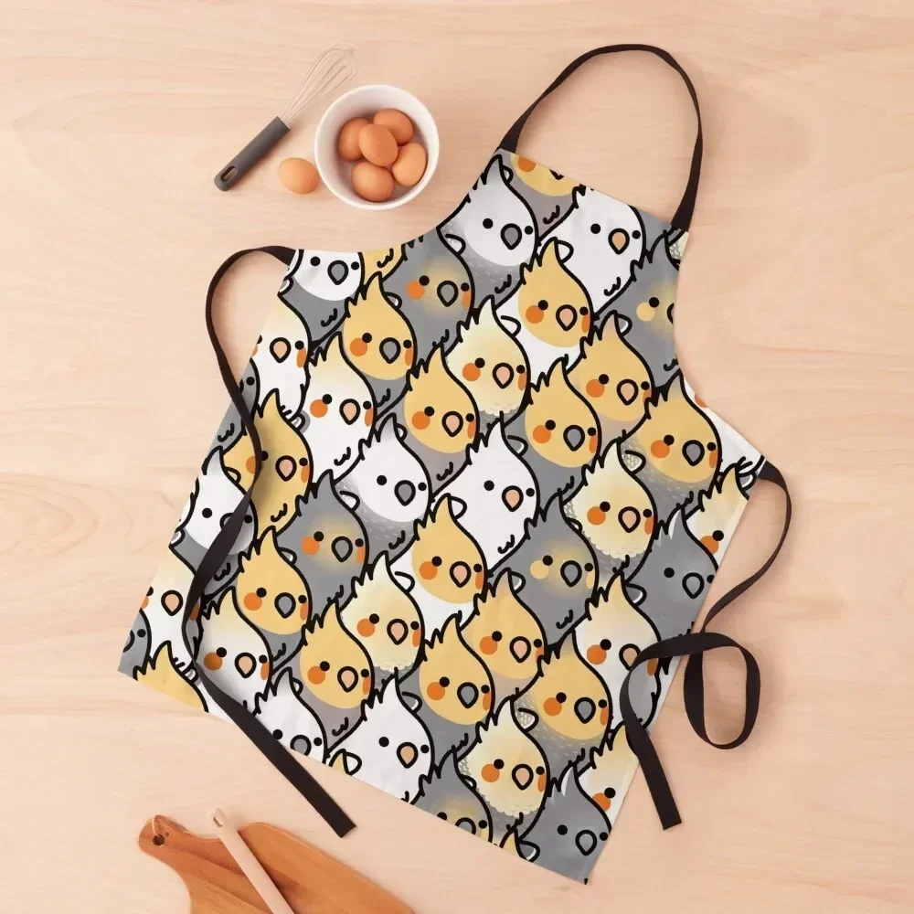 

Chubby Cockatiel Party Apron christmas Kitchen Things For Home Hairdresser Kitchen New 2022 Year Apron