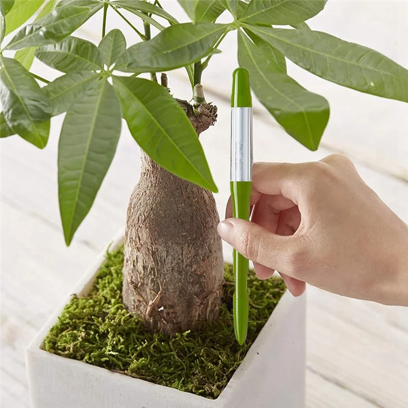 トップセールアクアメーター、4個、植物土壌水分センサー、観葉植物土壌水分計、屋内鉢植え植物に最適 (S)