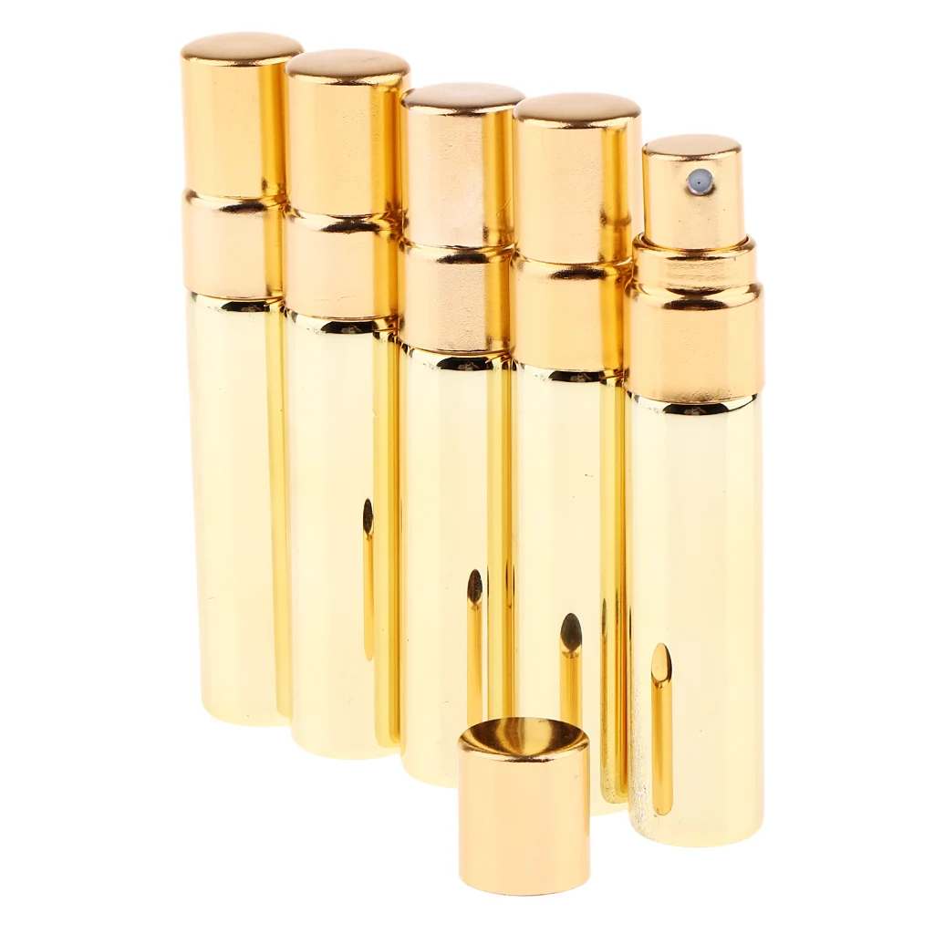 Perfume Atomiser Glass Spray Refillable Small Cosmetic Jar Container for Travel Makeup Purse