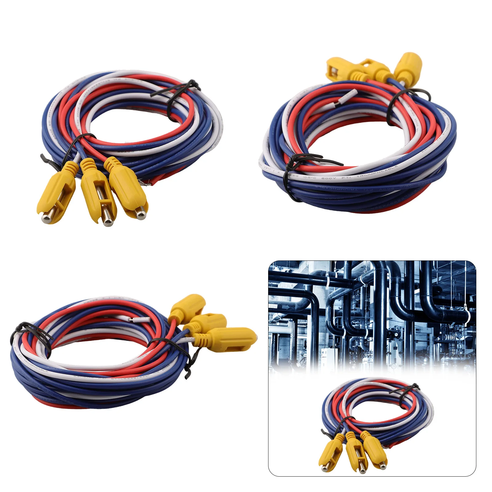 Línea azul 3,5 metros 11,4 pies Sensor de acero inoxidable sonda bombas de agua fuente de agua piscinas tanques de almacenamiento de energía Solar