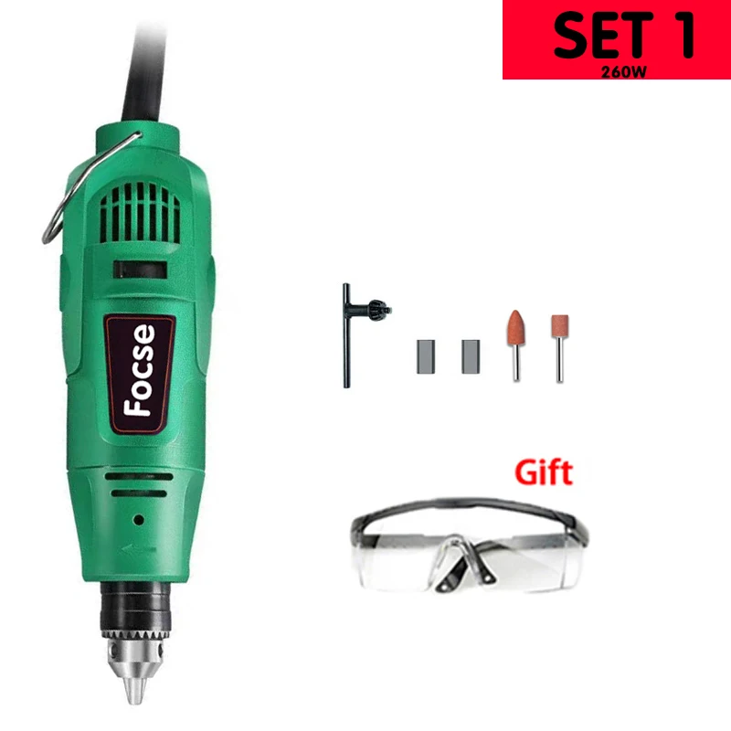 Dremel 260 W/480 W High-Power Graveur Elektrische Boor Graveren Rotary Tool Flexibele As 6-positie Variabele Snelheid Polijsten
