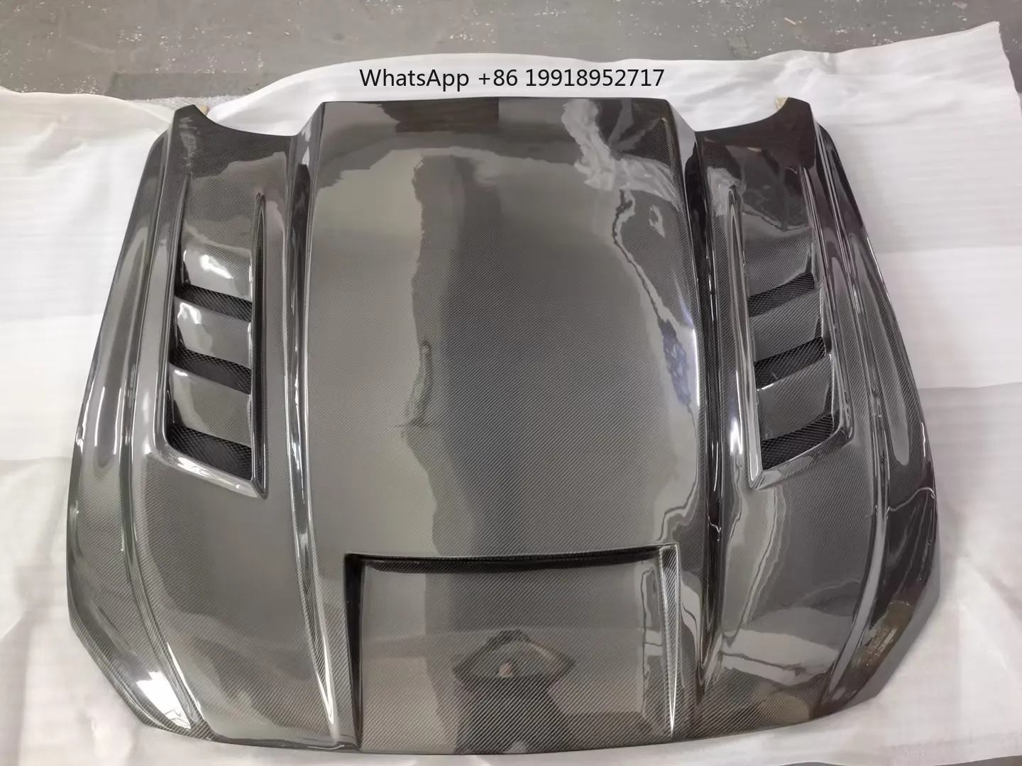 

Carbon Fiber Hood for Mustang 2018-2022 Front Engine Bonnet Hood, tested and verified on actual vehicles.