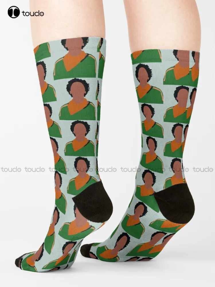 Emerald 'Em' Haywood Socks Hiking Socks Women 360° Digital Print Christmas New Year Gift Creative Funny Socks Halloween New Art