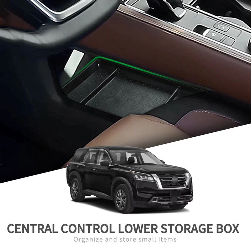 

Car Center Console Box for Nissan Pathfinder 2023 2024 Central Storage Tray Organizer Interior Tidying Accessories TPE