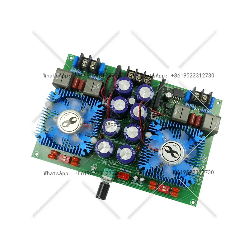 

Class D high-power TDA8954TH dual-core digital power amplifier board Audio amplifier board with fan 420W + 420W