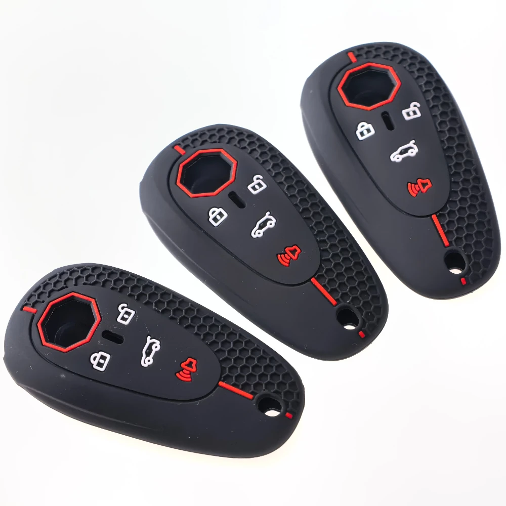 New Silicone Rubber Car Remote Fob Key Cover Case for MG Car Key Bag Cyberster Car Key Set All Inclusive High-End Feeling