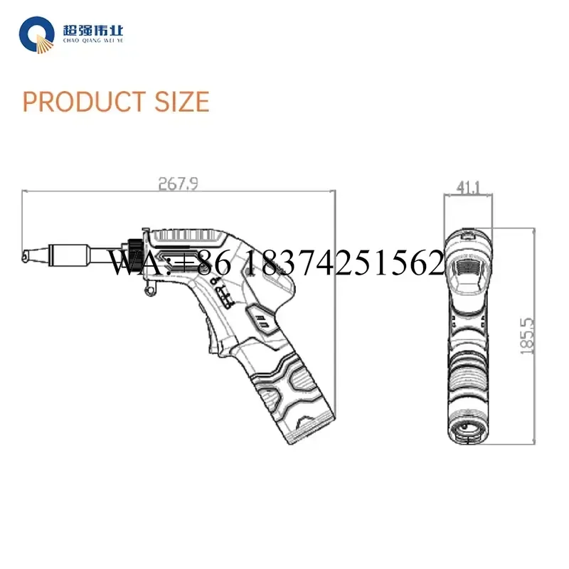 Wmwmnu for SUP31T Cut Head Handheld Welding Four in One 3000W Water Cooling Mini QBH Lock