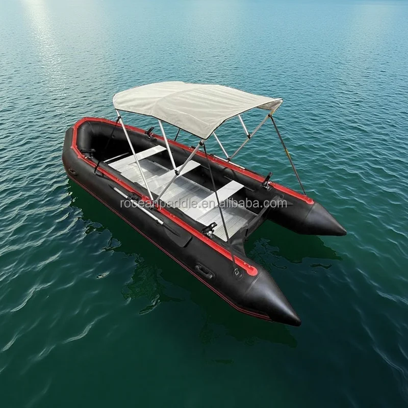 Wholesale Folding Inflatable Boat Hot Selling PVC Inflatable Fishing Boat Portable Foldable Rowing Boat For Sale