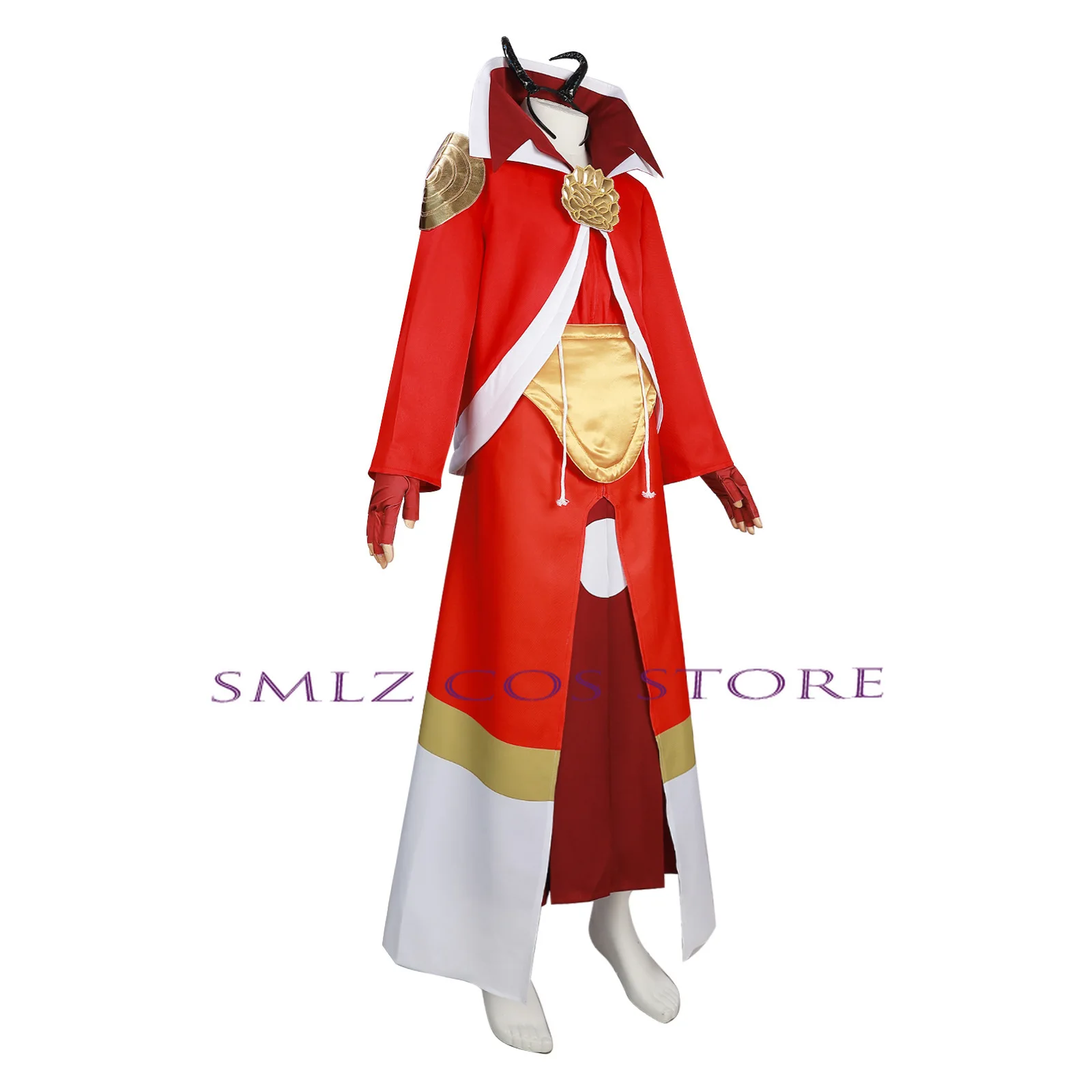 Benimaru Cosplay Anime That Time I Got Reincarnated as a Slime Costume Red Uniform Cloak Wig Halloween Party Role Play Clothing