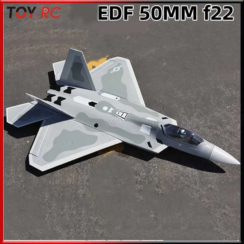 F22 50mm Ducted Fighter Jet Fixed Wing Remote Control Model Airplane Remote Control Model Airplane Toy Gift For Boys Christmas
