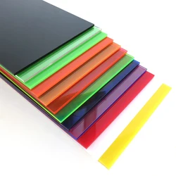 1 pz 100*200mm foglio di plastica colorata spessore 2.3mm pannello di plastica per la lavorazione di cornici artigianali modello di costruzione fai da te