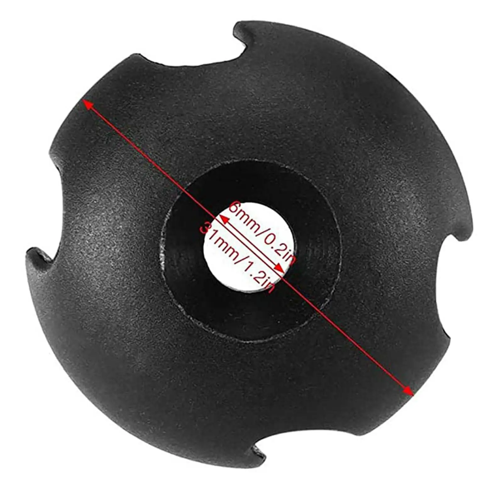 Guia de linha de deck de caiaque 6x com parafuso de montagem de caiaque para peças de fixação marinha de barco