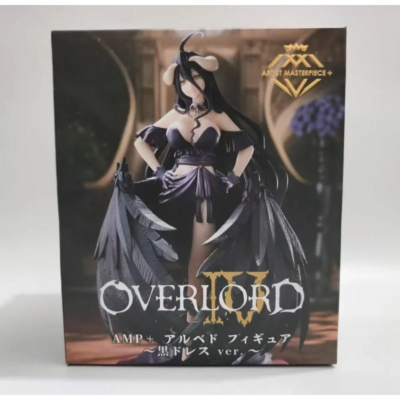 

In Stock Original TAiTO OVERLORD AMP Albedo Black Dress 20cm PVC Anime Figure Toy Gift Ornament