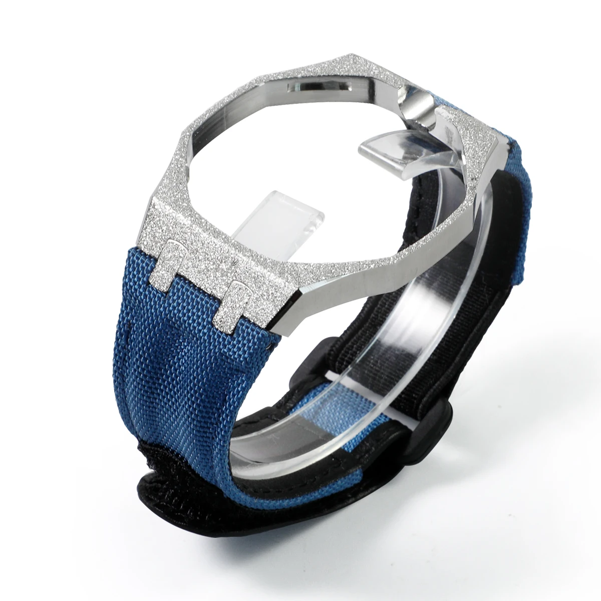 Stainless Steel Watch Case Nylon Strap Mod Kit For Swatch X AP Royal Pop Pocket Changer To Watch Personalized Accessories