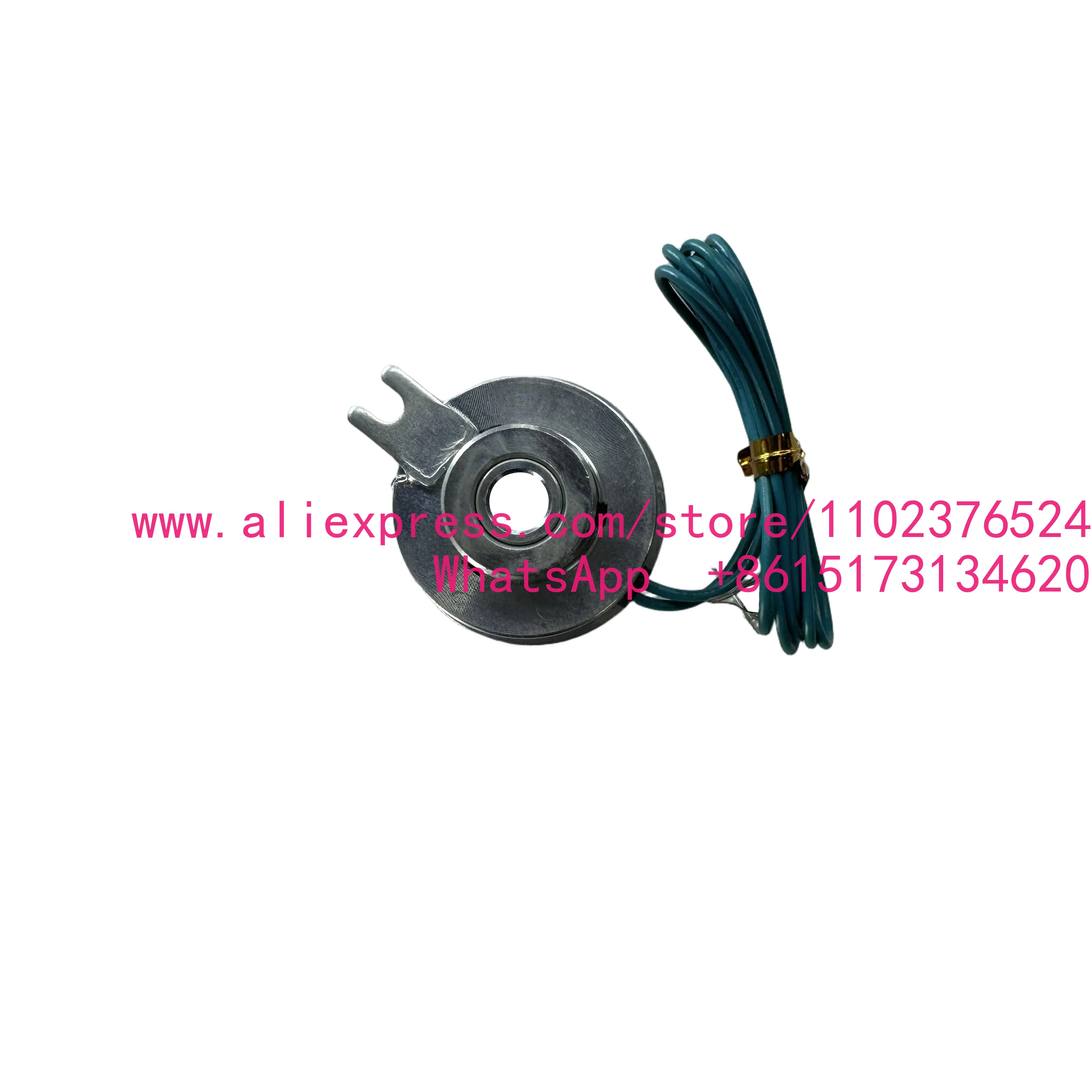 ME10S2AA Miniature Electromagnetic Clutch with Wheel Hub Static Friction Torque 1.8 Nm Folding Machine
