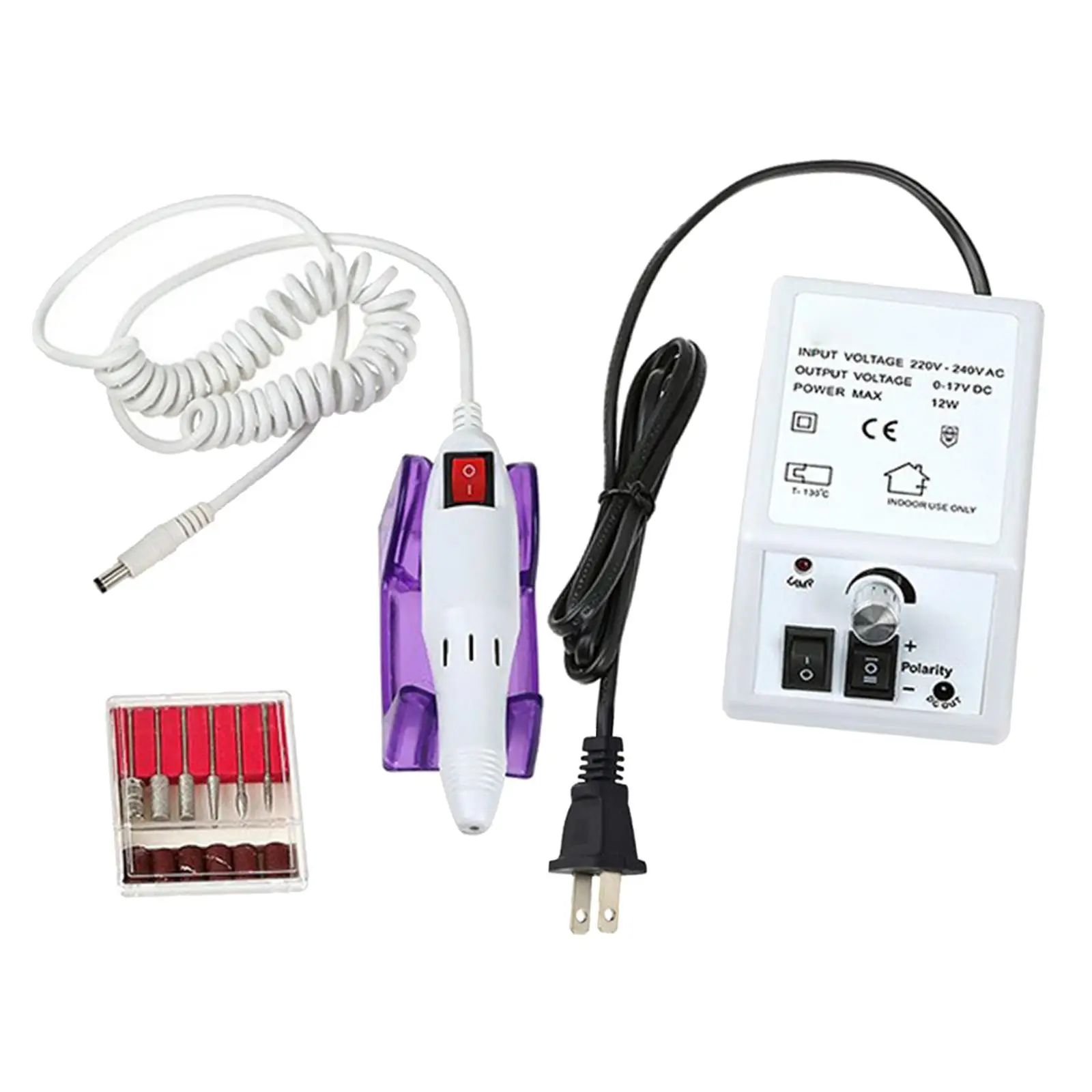 

Portable Electric Nail File Machine Professional for Acrylic Nails Remove Polisher Sets Fast Manicure Pedicure for salon Use