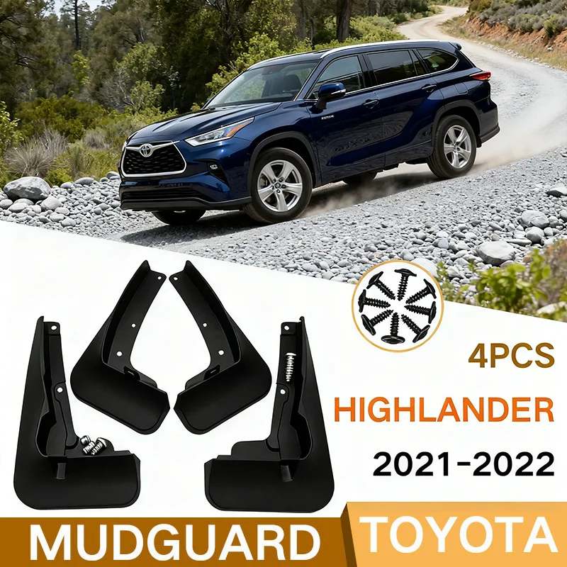 

Для Highlander 2021 2022, Toyota Highlander, автомобильное крыло, защита от брызг, универсальное крыло, украшение