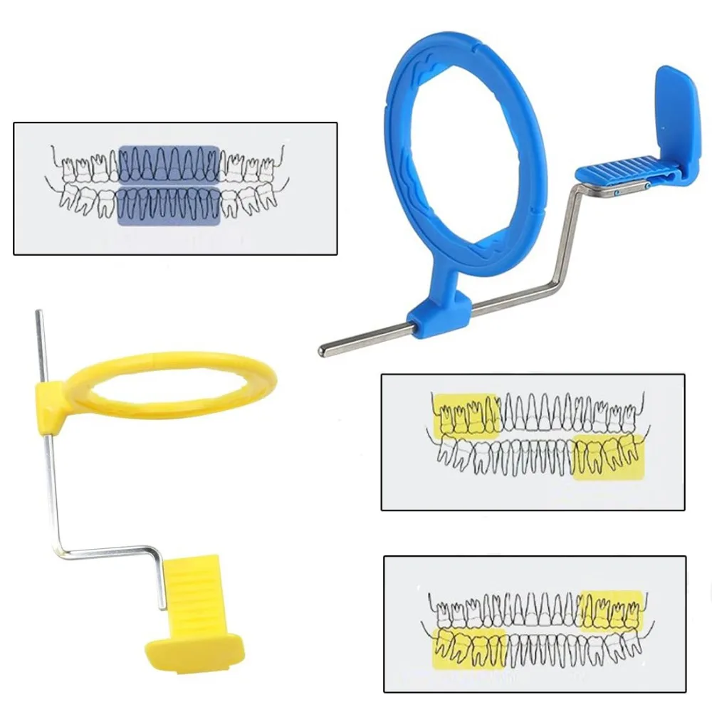 5Sets Dental X-Ray Positioner Holders for Dental Oral Machine Film Positioning Kits Positioning Indicator Aligning Arm Bite Wing
