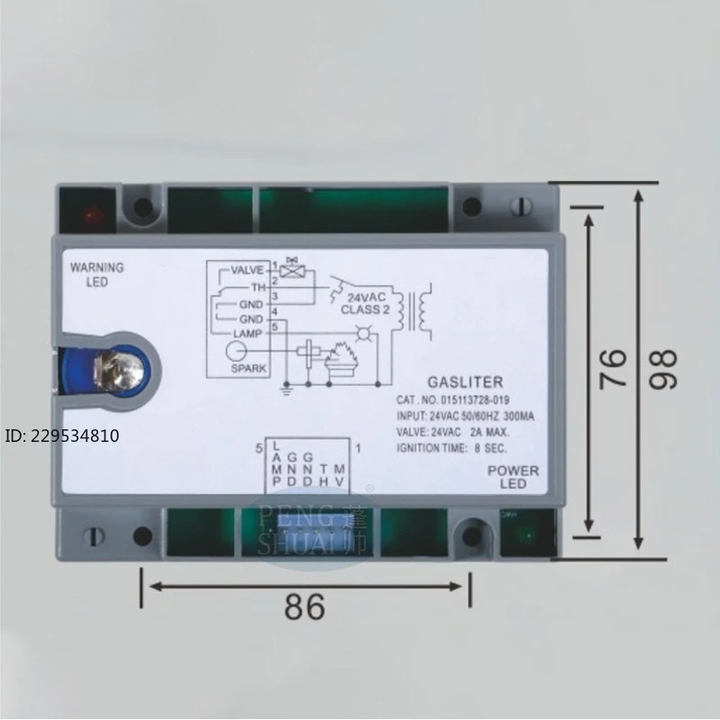 70458601P Electric Computer Control Board Printed Circuit Board for Laundry Owner Warehouse Parts